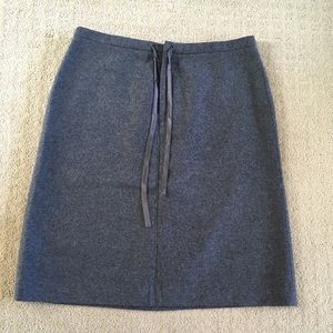 J.Crew gray wool pencil skirt, size 2